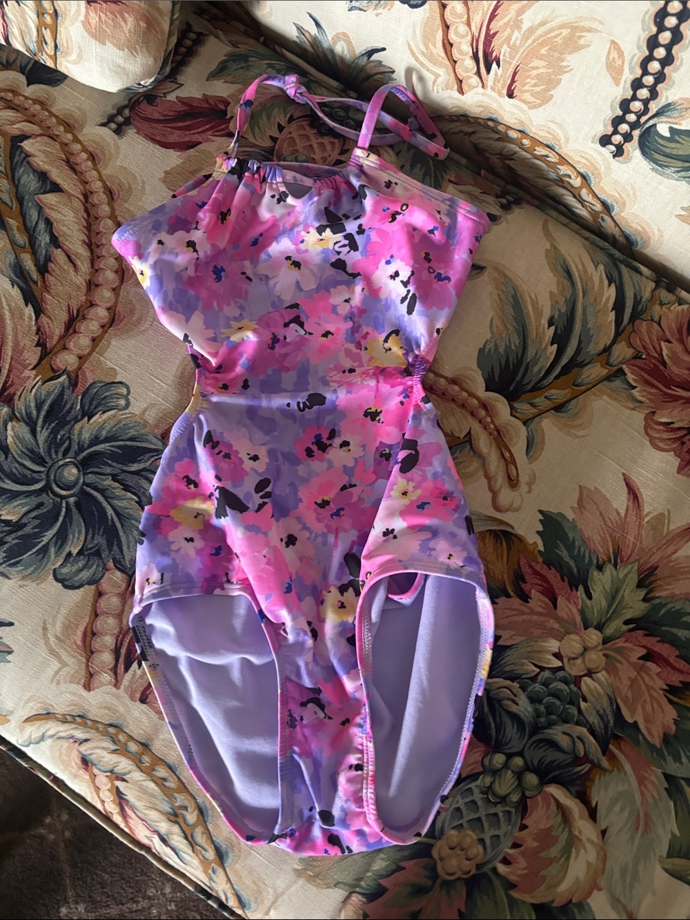 Flower bathing suit